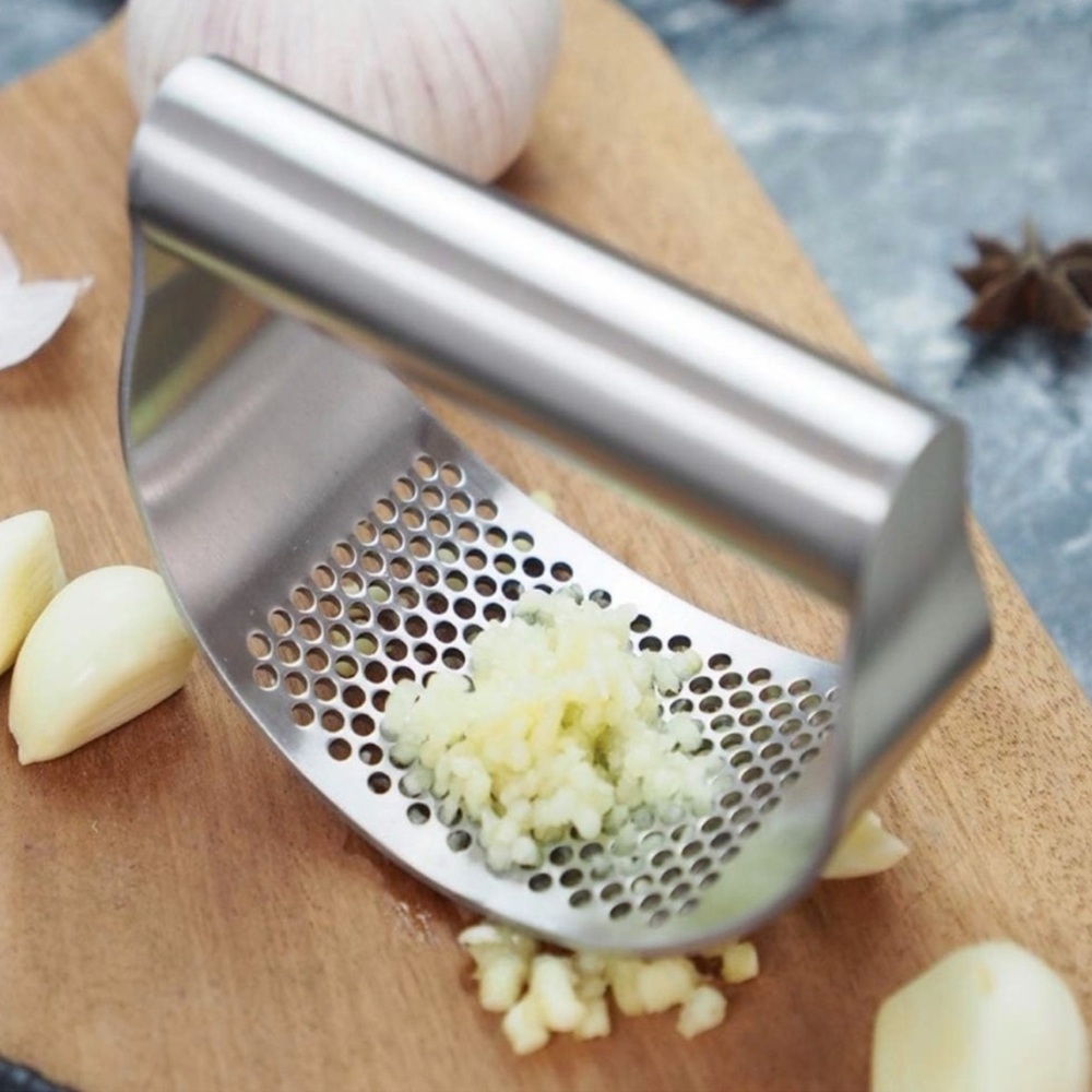 Stainless Steel Garlic Press